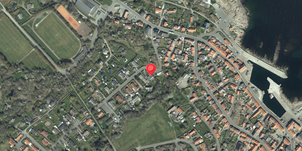 Oversvømmelsesrisiko fra vandløb på Kampeløkken 5, 3770 Allinge