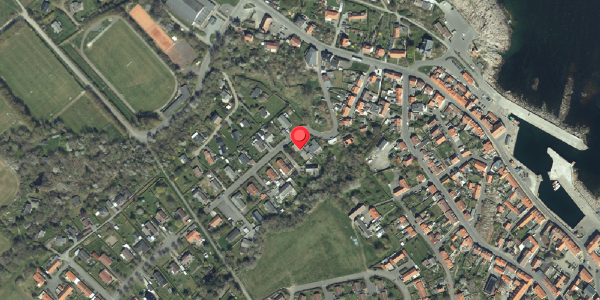 Oversvømmelsesrisiko fra vandløb på Kampeløkken 7, 3770 Allinge