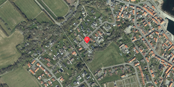 Oversvømmelsesrisiko fra vandløb på Kampeløkken 23, 3770 Allinge