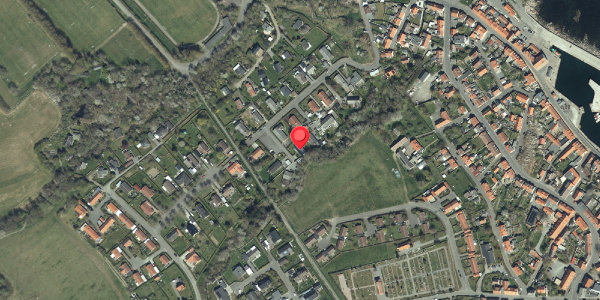 Oversvømmelsesrisiko fra vandløb på Kampeløkken 25, 3770 Allinge