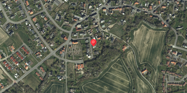 Oversvømmelsesrisiko fra vandløb på Kirkebakken 13, 3770 Allinge