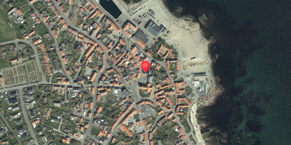 Oversvømmelsesrisiko fra vandløb på Kirkegade 2, 3770 Allinge