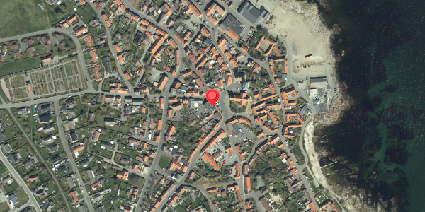 Oversvømmelsesrisiko fra vandløb på Kirkeplads 2, 3770 Allinge