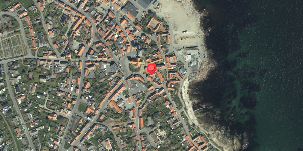 Oversvømmelsesrisiko fra vandløb på Kirkestræde 3C, 3770 Allinge