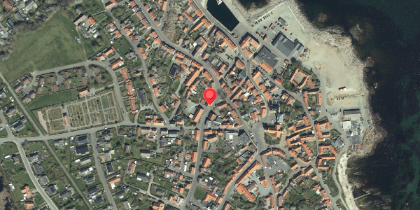Oversvømmelsesrisiko fra vandløb på Lindeplads 3, 3770 Allinge