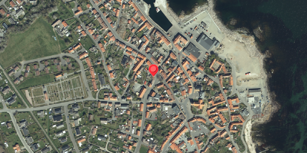 Oversvømmelsesrisiko fra vandløb på Lindeplads 5, 3770 Allinge