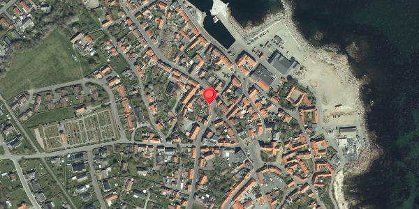 Oversvømmelsesrisiko fra vandløb på Lindeplads 6, 3770 Allinge
