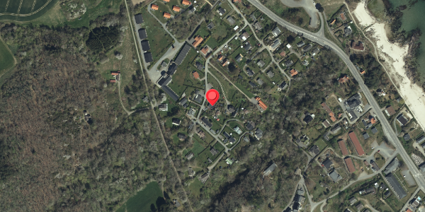 Oversvømmelsesrisiko fra vandløb på Lundegårdsvej 9D, 3770 Allinge