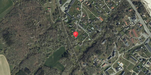 Oversvømmelsesrisiko fra vandløb på Lundegårdsvej 13, 3770 Allinge