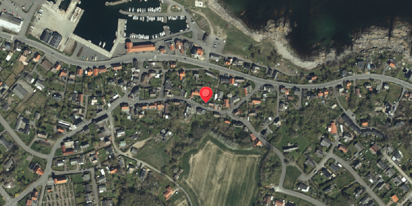 Oversvømmelsesrisiko fra vandløb på Møllegade 8, 3770 Allinge