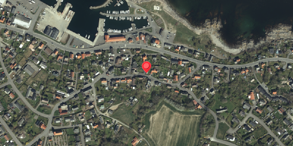 Oversvømmelsesrisiko fra vandløb på Møllegade 12, 3770 Allinge