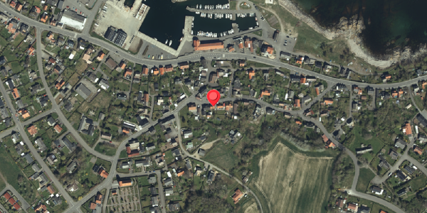Oversvømmelsesrisiko fra vandløb på Møllegade 17, 3770 Allinge