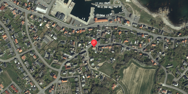 Oversvømmelsesrisiko fra vandløb på Møllegade 21, 3770 Allinge
