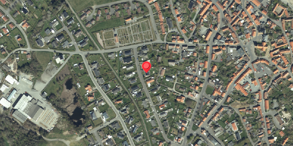 Oversvømmelsesrisiko fra vandløb på Møllevangen 14, 3770 Allinge