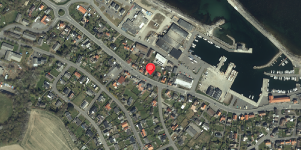 Oversvømmelsesrisiko fra vandløb på Ndr. Strandvej 14, 3770 Allinge
