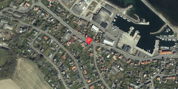 Oversvømmelsesrisiko fra vandløb på Ndr. Strandvej 55, 3770 Allinge