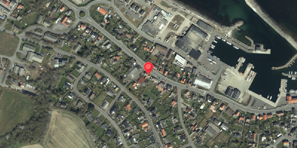 Oversvømmelsesrisiko fra vandløb på Ndr. Strandvej 63, 3770 Allinge