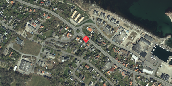 Oversvømmelsesrisiko fra vandløb på Ndr. Strandvej 77, 3770 Allinge