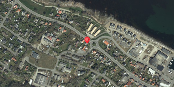 Oversvømmelsesrisiko fra vandløb på Ndr. Strandvej 87, 3770 Allinge