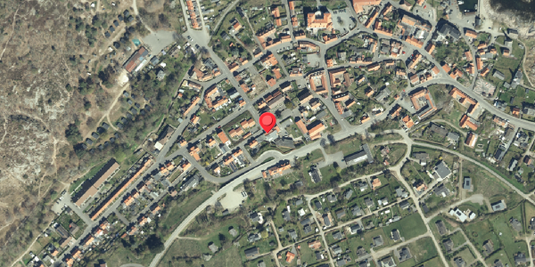 Oversvømmelsesrisiko fra vandløb på Nygade 7, 3770 Allinge