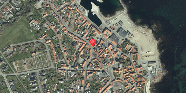 Oversvømmelsesrisiko fra vandløb på Nørregade 2, 3770 Allinge
