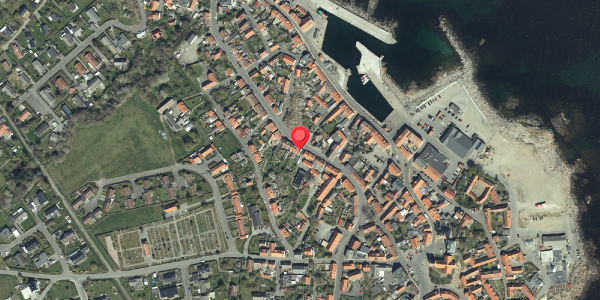 Oversvømmelsesrisiko fra vandløb på Nørregade 13, . , 3770 Allinge