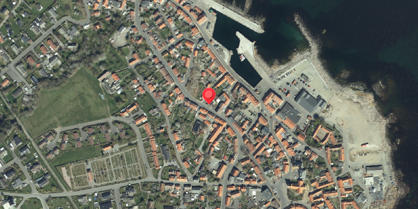 Oversvømmelsesrisiko fra vandløb på Nørregade 14, . , 3770 Allinge
