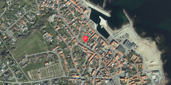 Oversvømmelsesrisiko fra vandløb på Nørregade 16, . , 3770 Allinge