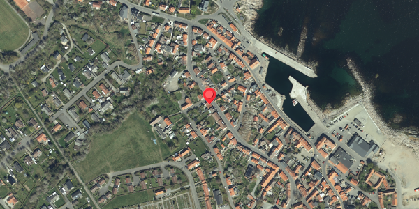 Oversvømmelsesrisiko fra vandløb på Nørregade 29, 3770 Allinge