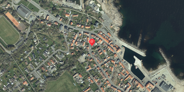 Oversvømmelsesrisiko fra vandløb på Nørregade 42, . , 3770 Allinge