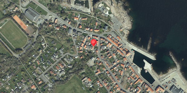 Oversvømmelsesrisiko fra vandløb på Nørregade 49, 3770 Allinge
