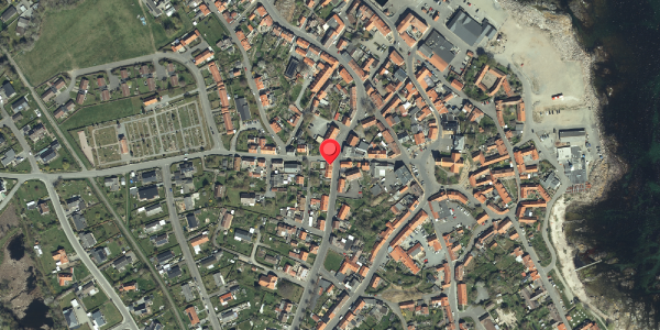 Oversvømmelsesrisiko fra vandløb på Pilegade 7, 3770 Allinge