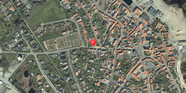 Oversvømmelsesrisiko fra vandløb på Pilegade 14, 3770 Allinge
