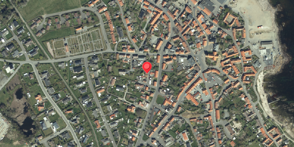 Oversvømmelsesrisiko fra vandløb på Pilestræde 2, 3770 Allinge