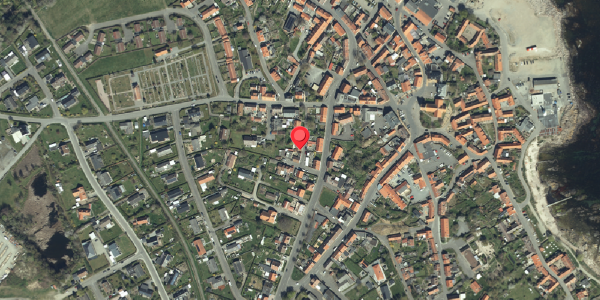 Oversvømmelsesrisiko fra vandløb på Pilestræde 3, 3770 Allinge