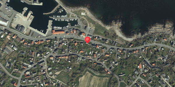 Oversvømmelsesrisiko fra vandløb på Postgade 10, 3770 Allinge