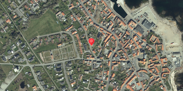 Oversvømmelsesrisiko fra vandløb på Rosengade 2, 3770 Allinge