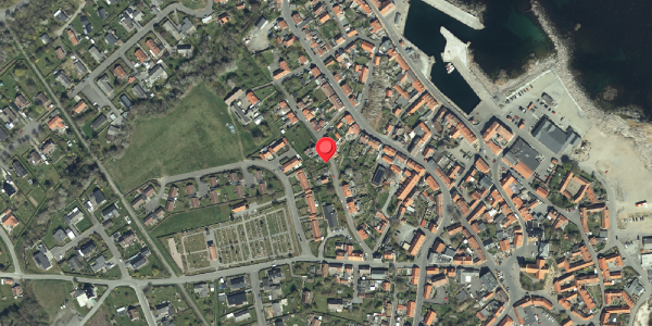Oversvømmelsesrisiko fra vandløb på Rosengade 3, 3770 Allinge