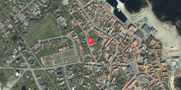 Oversvømmelsesrisiko fra vandløb på Rosengade 6, 3770 Allinge