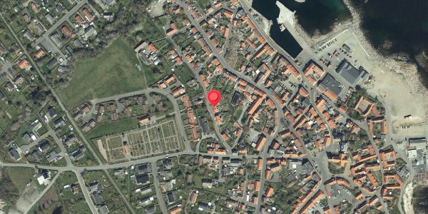 Oversvømmelsesrisiko fra vandløb på Rosengade 8, 3770 Allinge