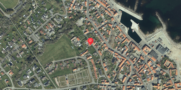 Oversvømmelsesrisiko fra vandløb på Rosengade 9, 3770 Allinge