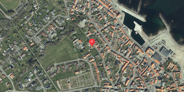 Oversvømmelsesrisiko fra vandløb på Rosengade 11, 3770 Allinge