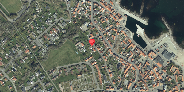 Oversvømmelsesrisiko fra vandløb på Rosengade 15, 3770 Allinge