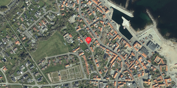 Oversvømmelsesrisiko fra vandløb på Rosengade 16, 3770 Allinge