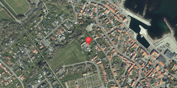 Oversvømmelsesrisiko fra vandløb på Rosengade 17, 3770 Allinge