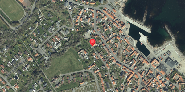 Oversvømmelsesrisiko fra vandløb på Rosengade 19, 3770 Allinge