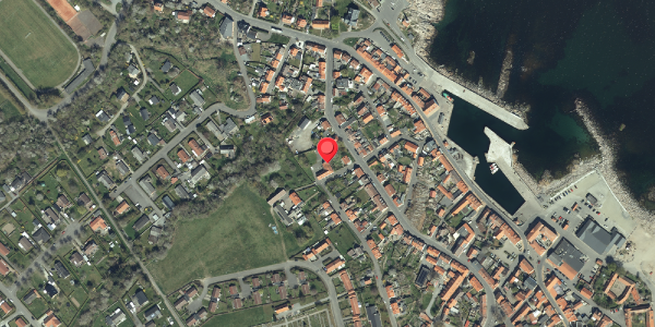 Oversvømmelsesrisiko fra vandløb på Rosengade 25, 3770 Allinge