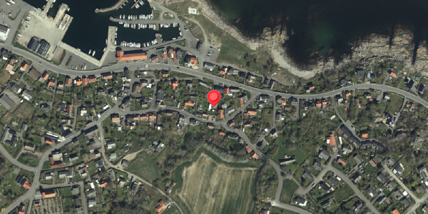 Oversvømmelsesrisiko fra vandløb på Sdr. Strandvej 12, 3770 Allinge