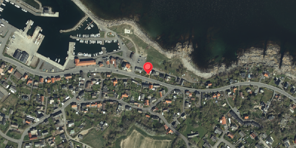 Oversvømmelsesrisiko fra vandløb på Sdr. Strandvej 13, 3770 Allinge