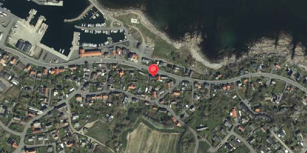 Oversvømmelsesrisiko fra vandløb på Sdr. Strandvej 14, 3770 Allinge